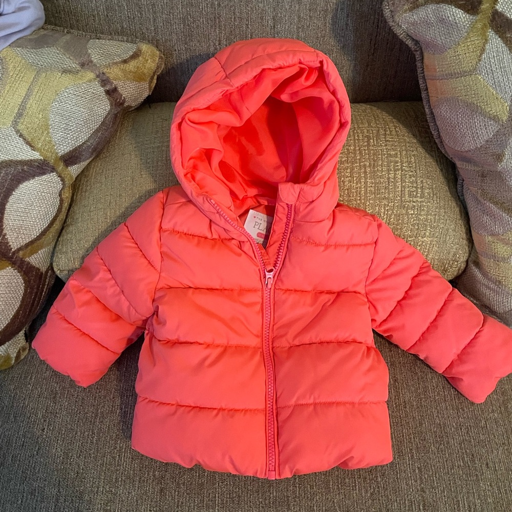 The Children's Place Pink Puffer Jacket